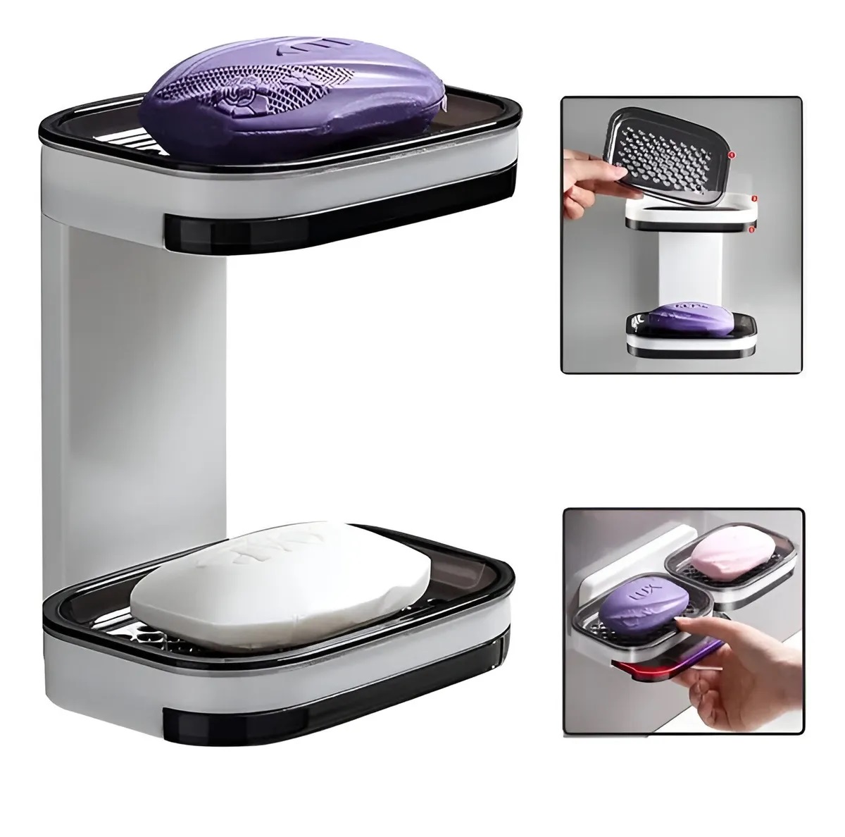 Miniatura 4 de Jabonera De Pared 2 Piezas